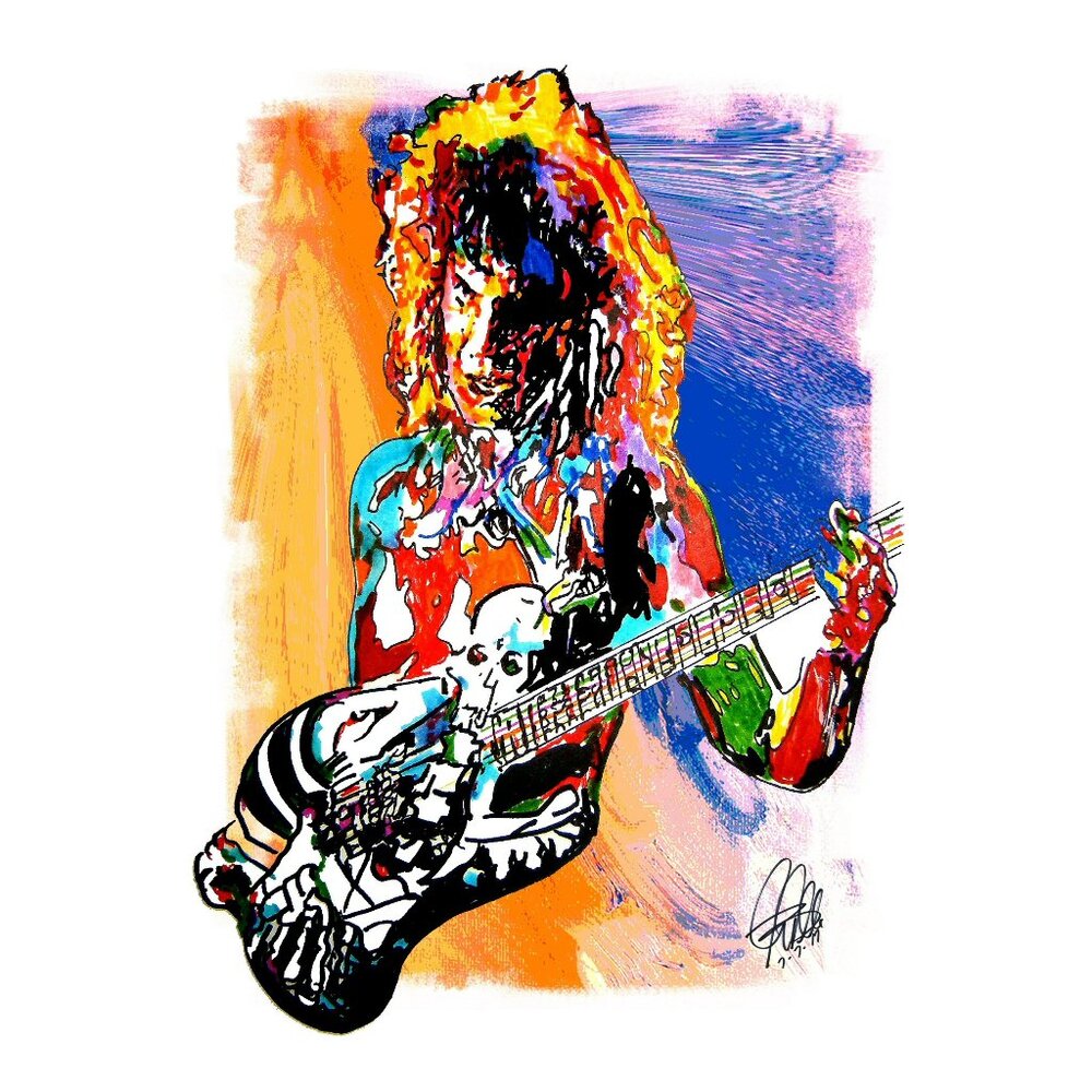 George Lynch Dokken Guitar Hard Rock Music Print Poster Wall Art 13x19